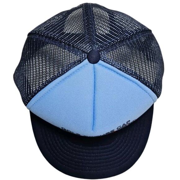 Vintage Golf Excuses Snapback Trucker Hat Blue Mesh Back Cap Two-tone High Crown - Picture 6 of 10